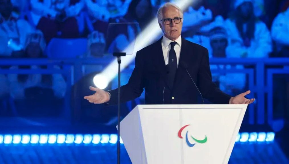 Giovanni Malagò durante la Cerimonia d’Apertura dei Giochi Milano Cortina 2026.