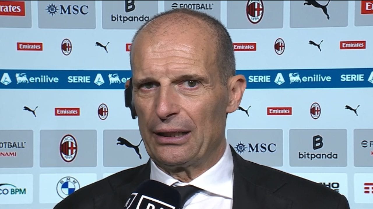 Allegri dopo la disfatta del Milan: "Fischi giusti, ma non bisogna farsi travolgere dagli eventi"