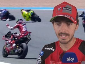 Bagnaia svela il motivo del ritiro nel GP Spagna di MotoGP: “Non riuscivo più a fermare la mia Ducati”