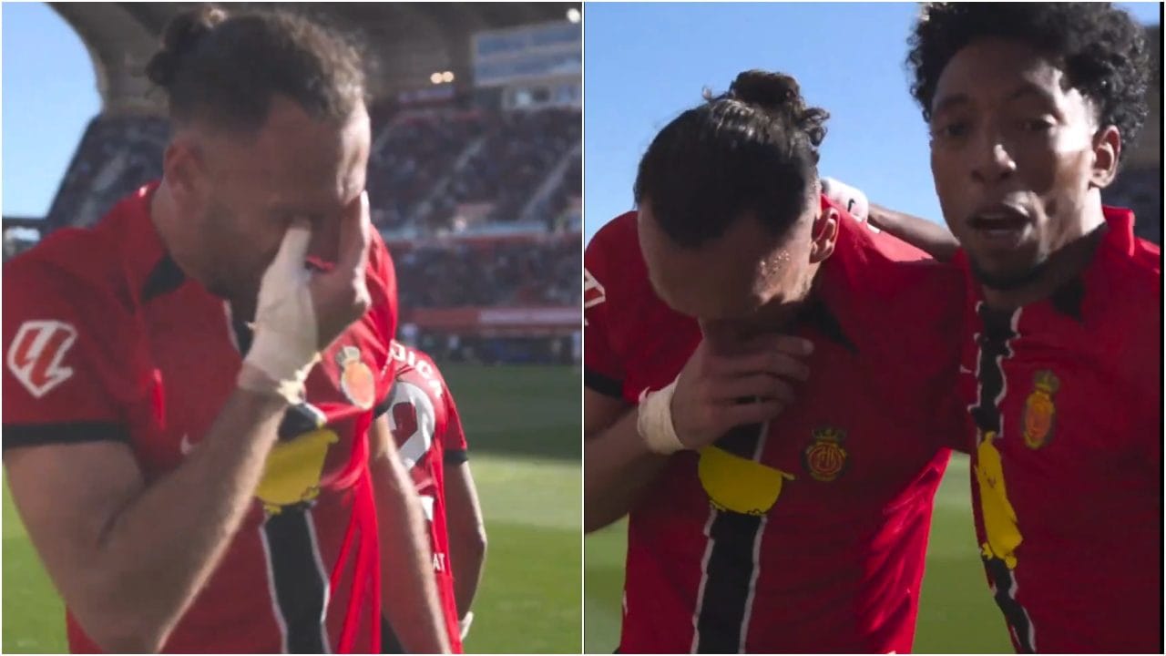 Muriqi scoppia in lacrime dopo aver segnato il gol della vittoria contro il Real Madrid al 91'