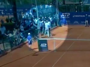 Nerman Fatic litiga con un tifoso al Challenger di Roma: parla bene l’italiano, ha capito tutto