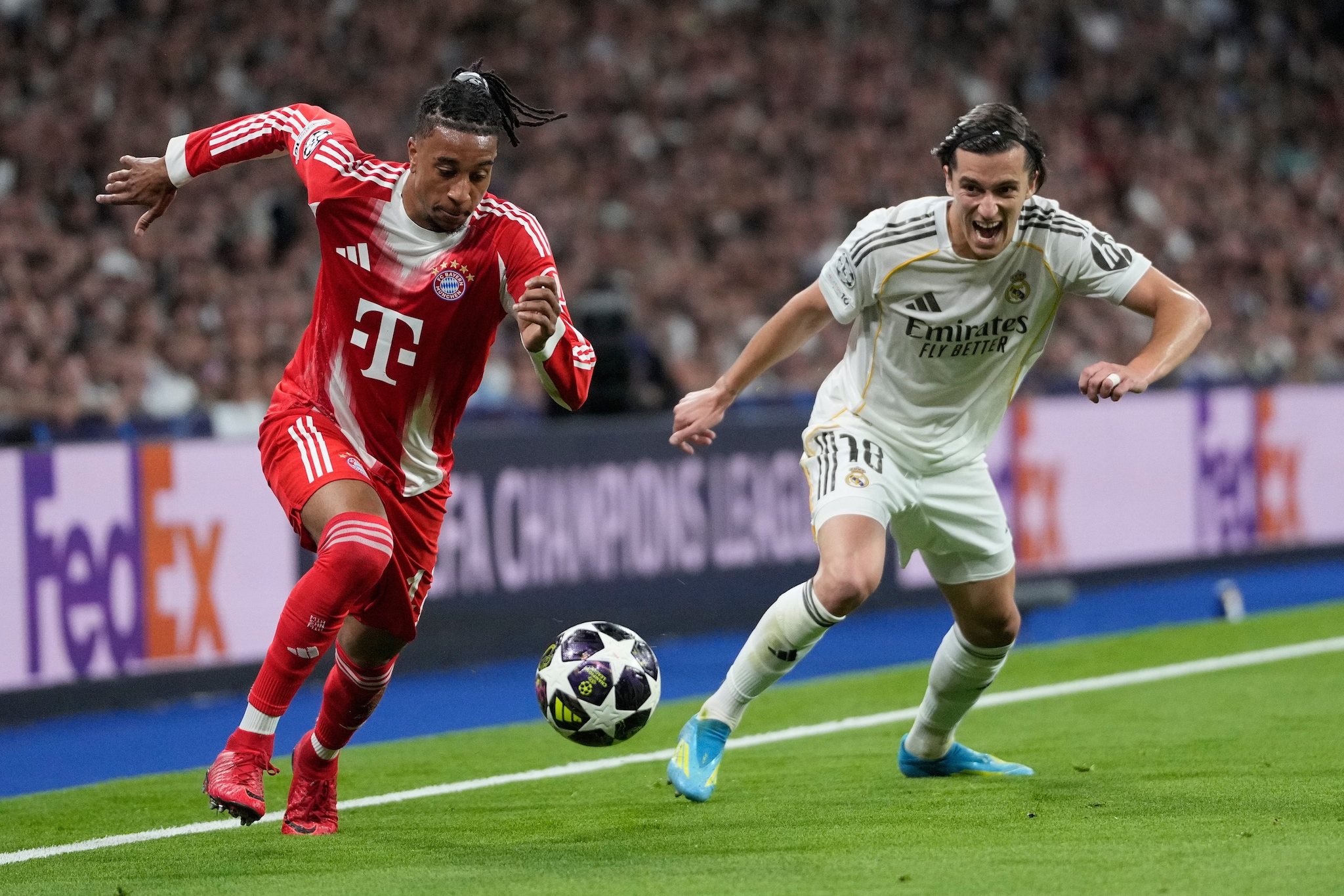 Olise fa impazzire Carreras in Real–Bayern.