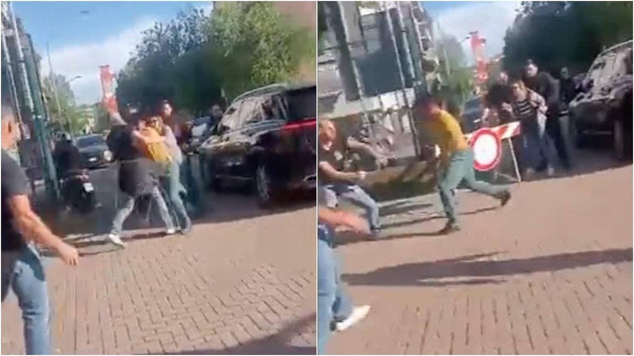 Orban scende dall’auto e si scaglia contro un tifoso dopo Verona-Milan: urla e spinte, poi le scuse