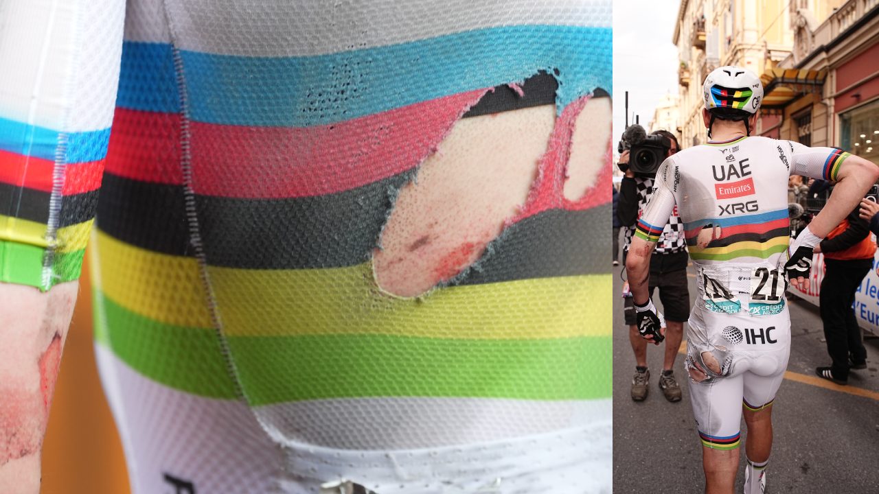 Asta record per il body strappato con cui Pogacar ha vinto la sua prima Milano Sanremo: 95 mila euro