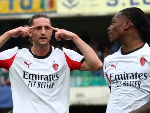 Rabiot e Gabbia fanno risorgere il Milan, Allegri torna alla vittoria e a Verona si riprende il 2° posto