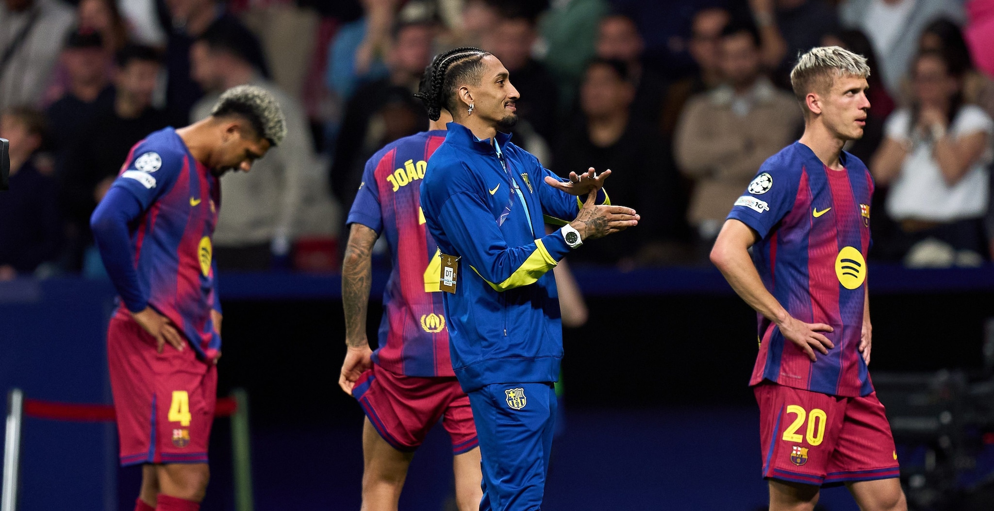 Raphinha a rischio squalifica dopo Atletico Madrid-Barcellona: il precedente Neymar pesa sulla Uefa