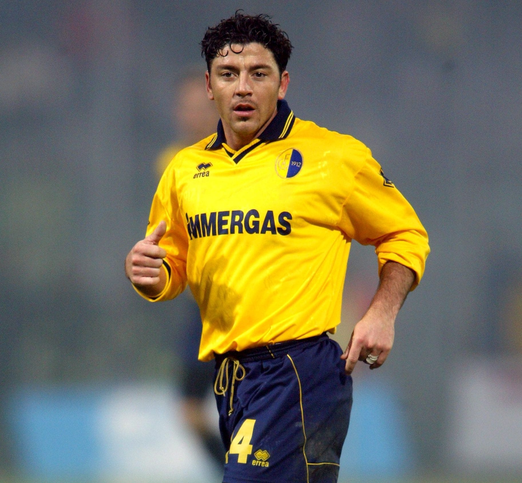 Riccardo Allegretti con la maglia del Modena.
