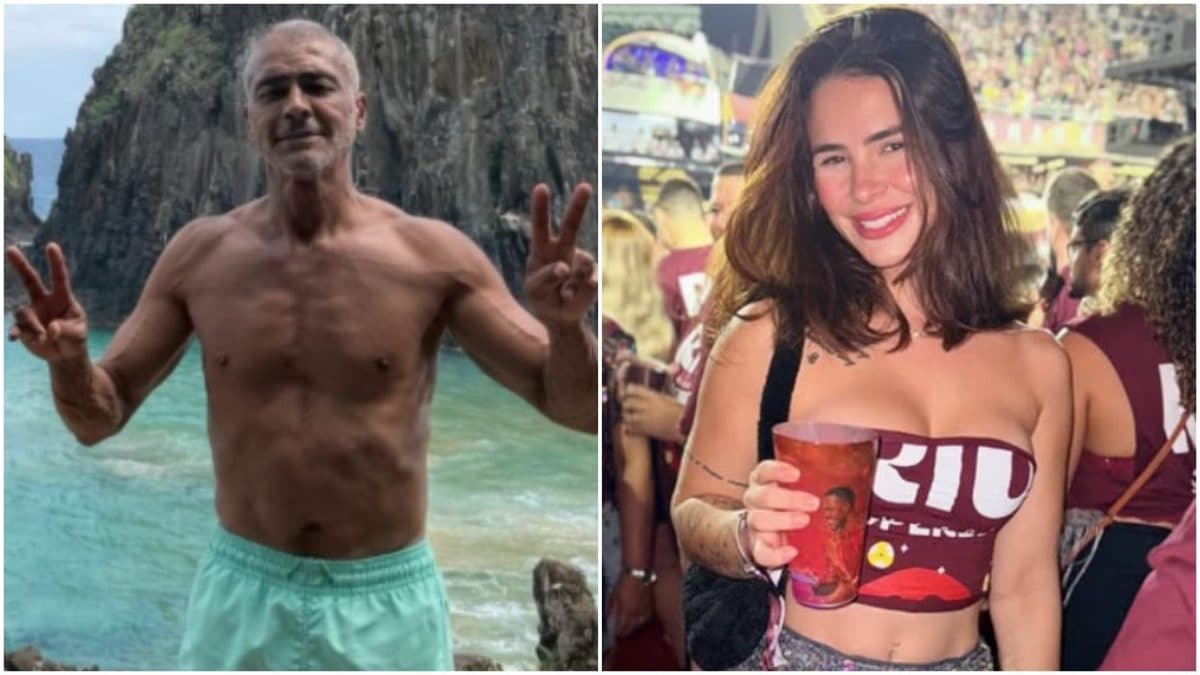 Romario e l’ex fidanzata, Tiffany Barcelos (immagini tratte da Instagram).