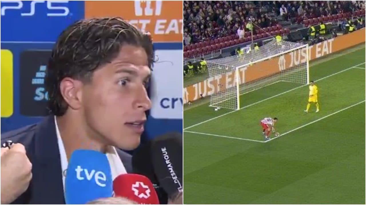 Giuliano Simeone spiega il fallo di mano di Pubill con sfrontatezza: "Non avete visto la partita"