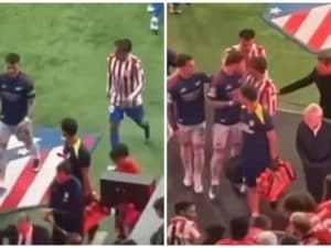 Ben White provoca Simeone calpestando lo stemma dell’Atletico: scontro nel tunnel degli spogliatoi