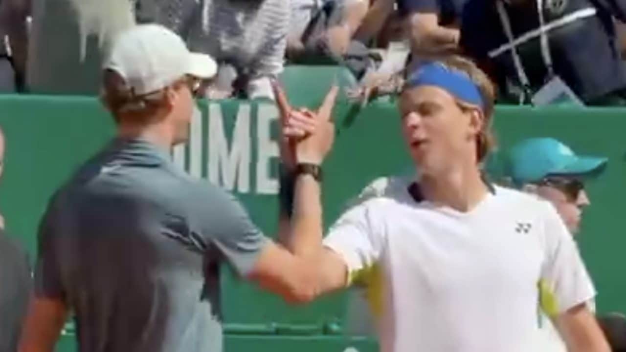 Sinner sorpreso da Bergs a Monte Carlo: ha voluto festeggiare come Lukaku e De Bruyne