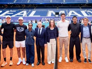 Sinner e Bellingham contro Nadal e Courtois, al Bernabeu l’incontro di tennis più random di sempre