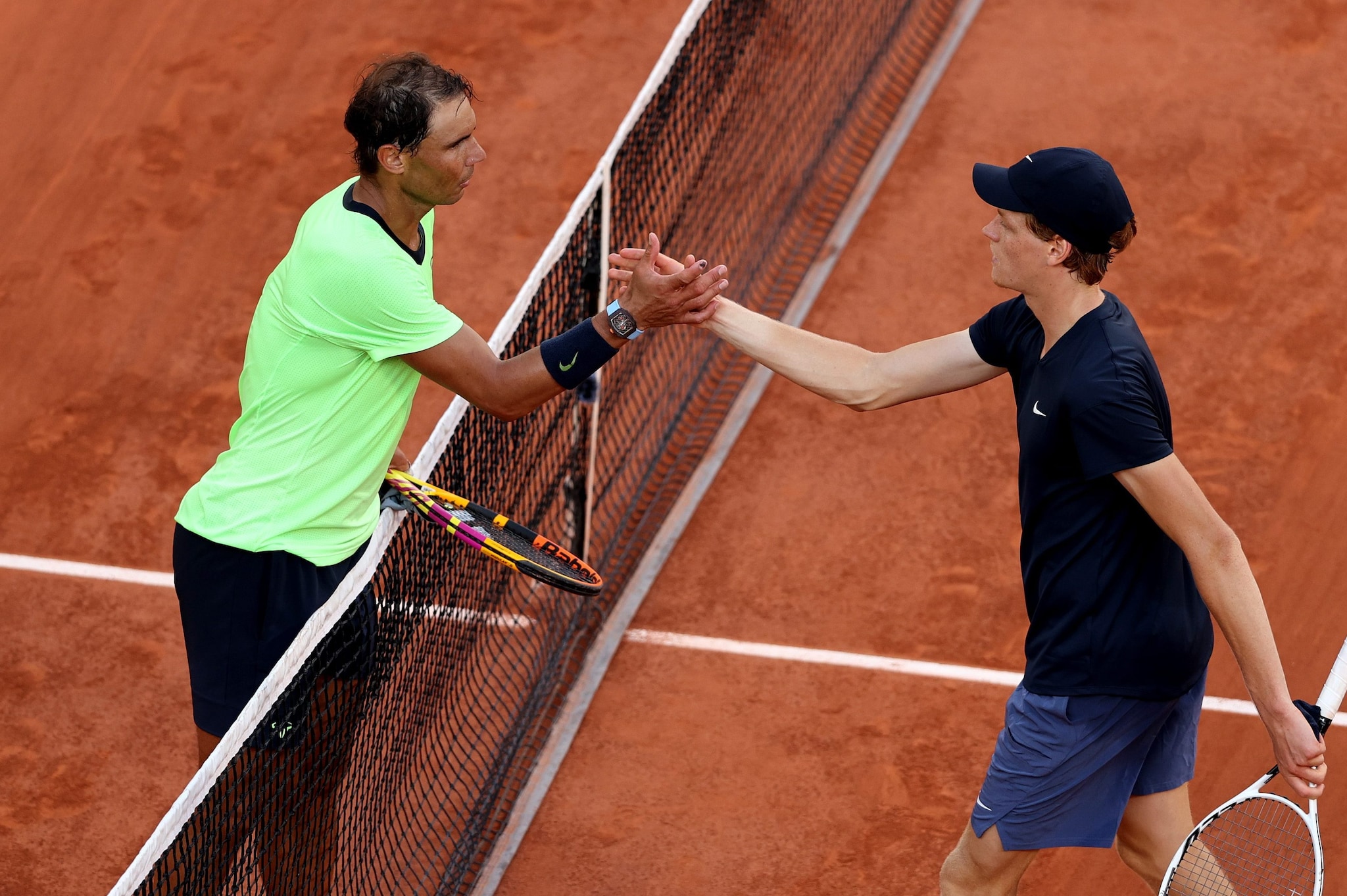 Sinner e Nadal si sono incontrati tre volte (tre vittorie per Rafa), qua al Roland Garros 2021