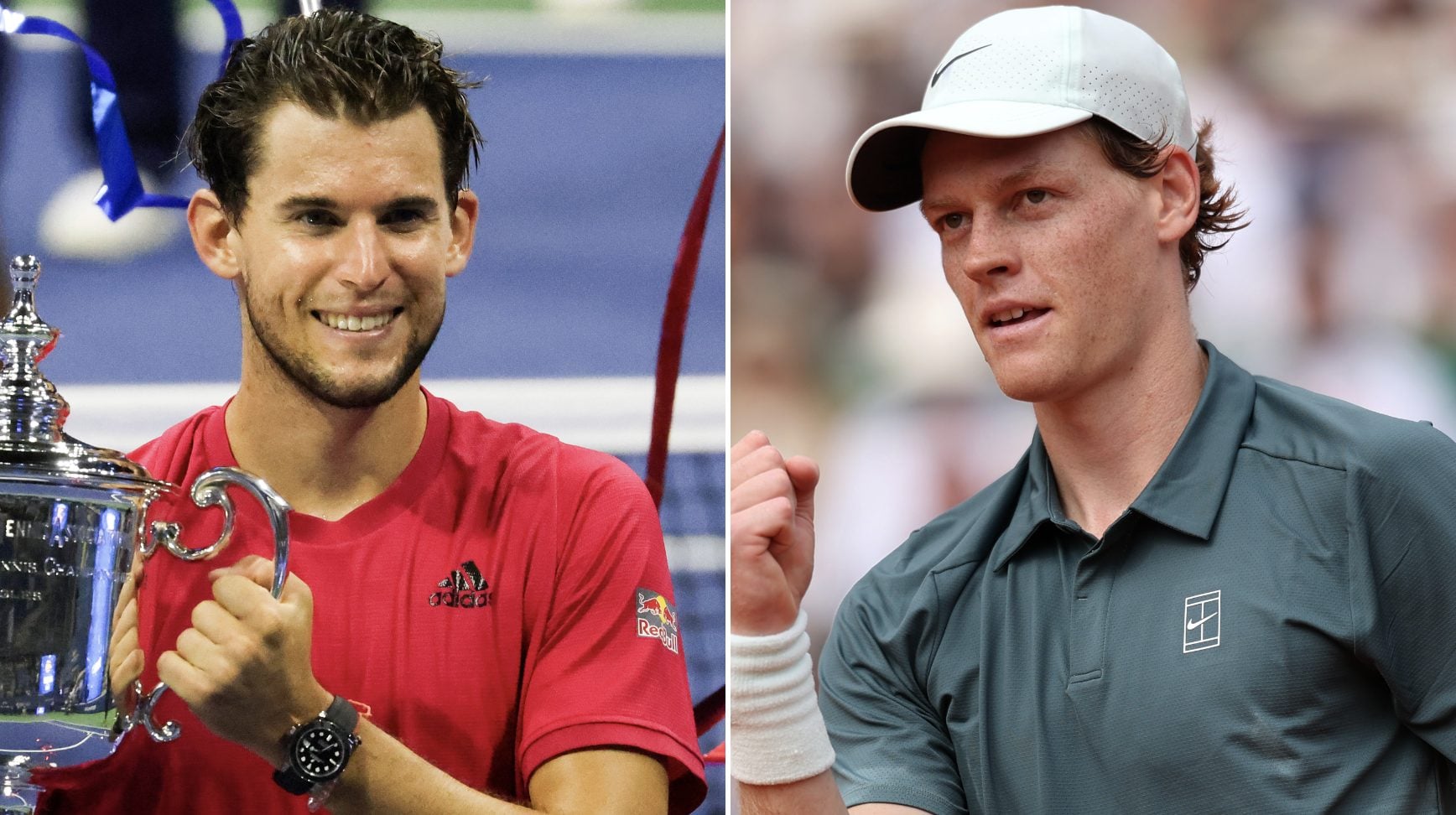 Dominic Thiem: "Vedevo Sinner in palestra al mattino, faceva esercizi noiosi. Ma ora è impressionante"