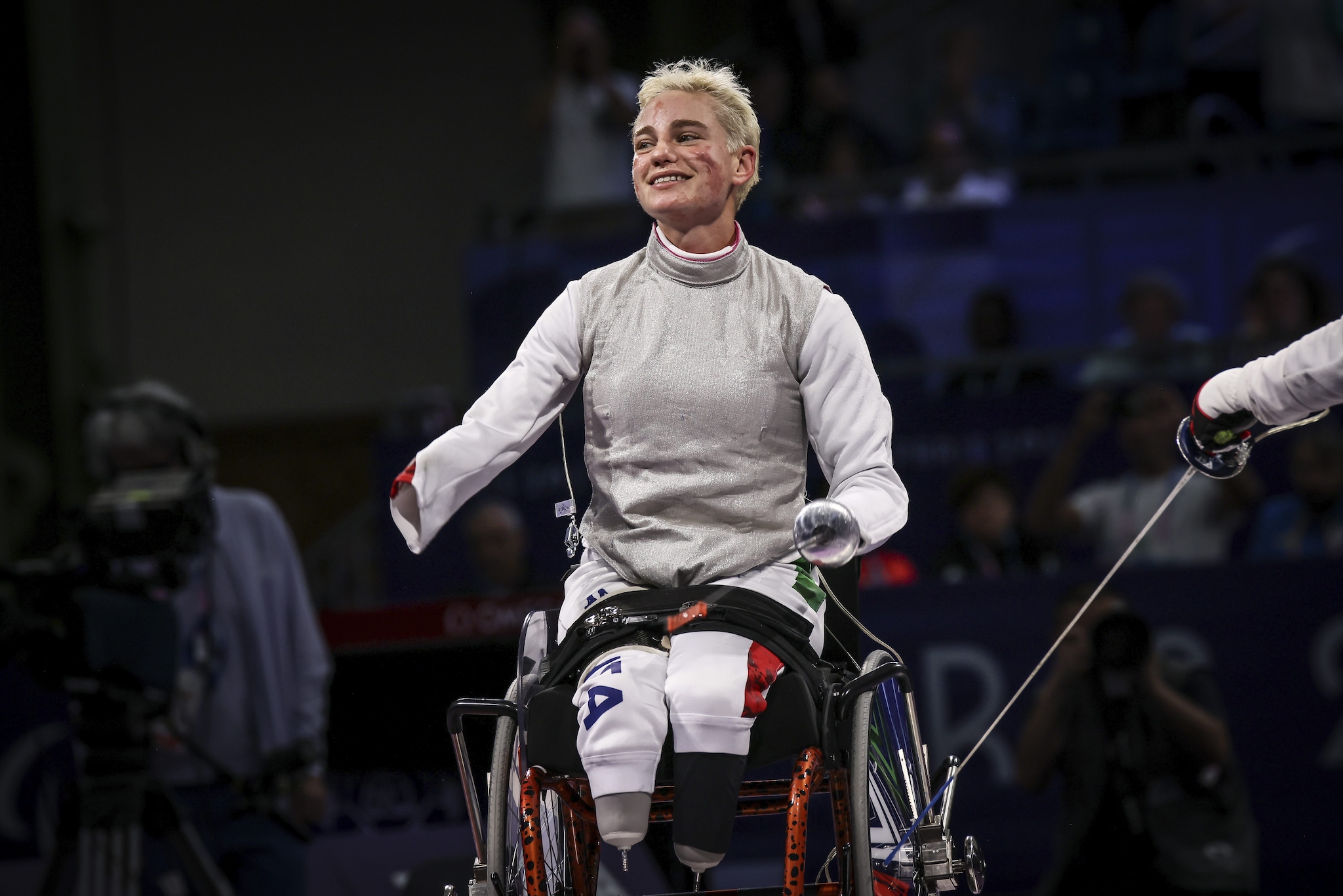 Bebe Vio è stata campionessa paralimpica, mondiale ed europea di fioretto