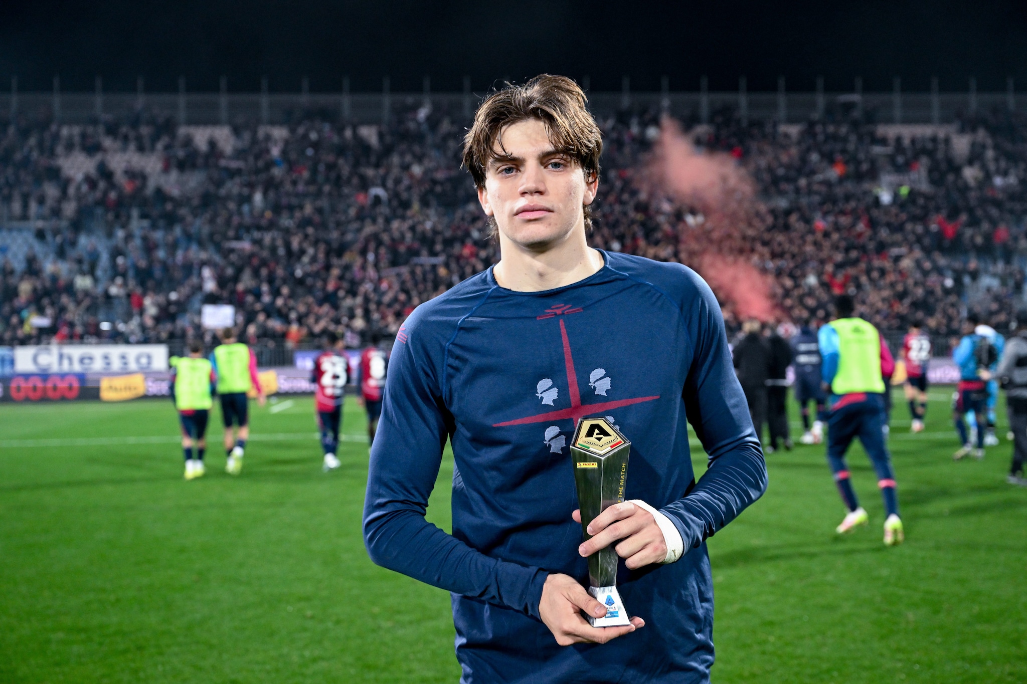 Marco Palestra ha vissuto la sua miglior stagione sportiva quest’anno col Cagliari, a soli 21 anni