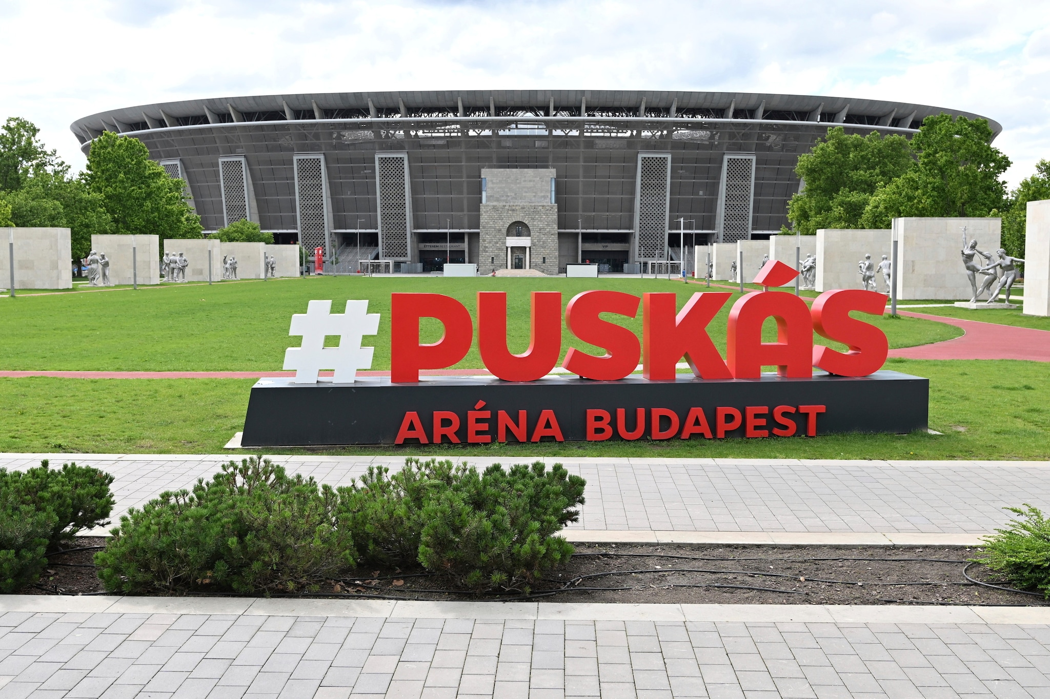 L’esterno della Puskas Arena