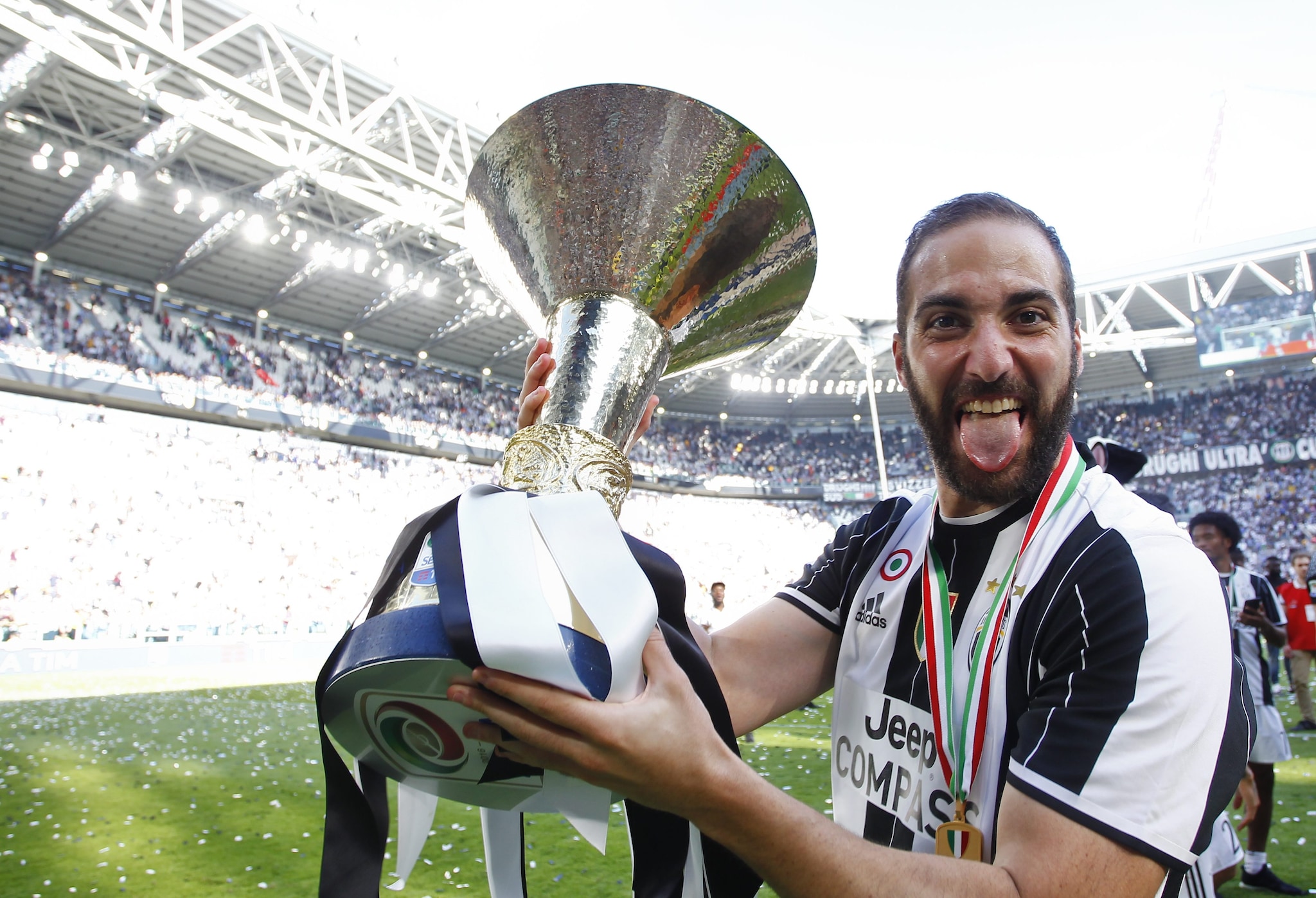 Higuain ha vinto tre Scudetti con la Juventus