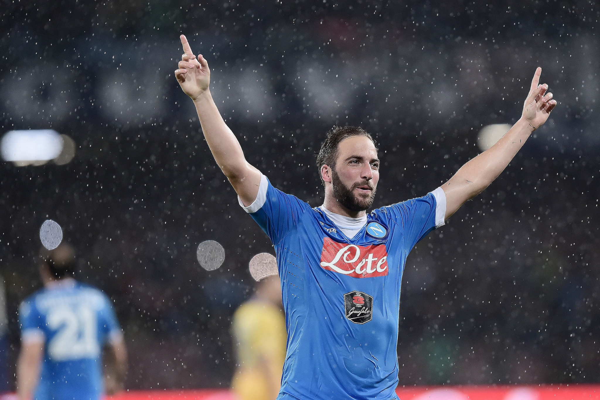 Higuain ha giocato al Napoli dal 2013 al 2016