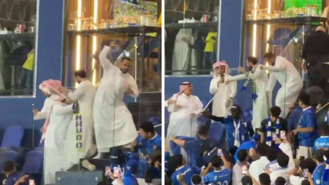 Al Nassr-Al Hilal termina in rissa sugli spalti: sceicchi e tifosi si prendono a bastonate