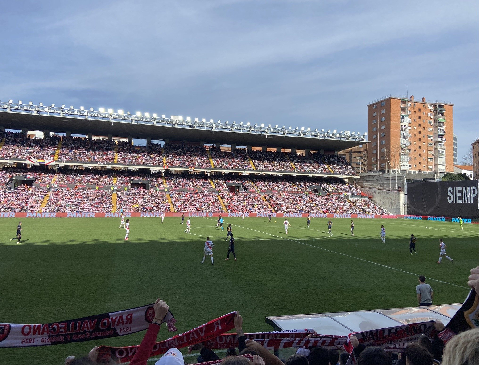 Estadio de Vallecas.
