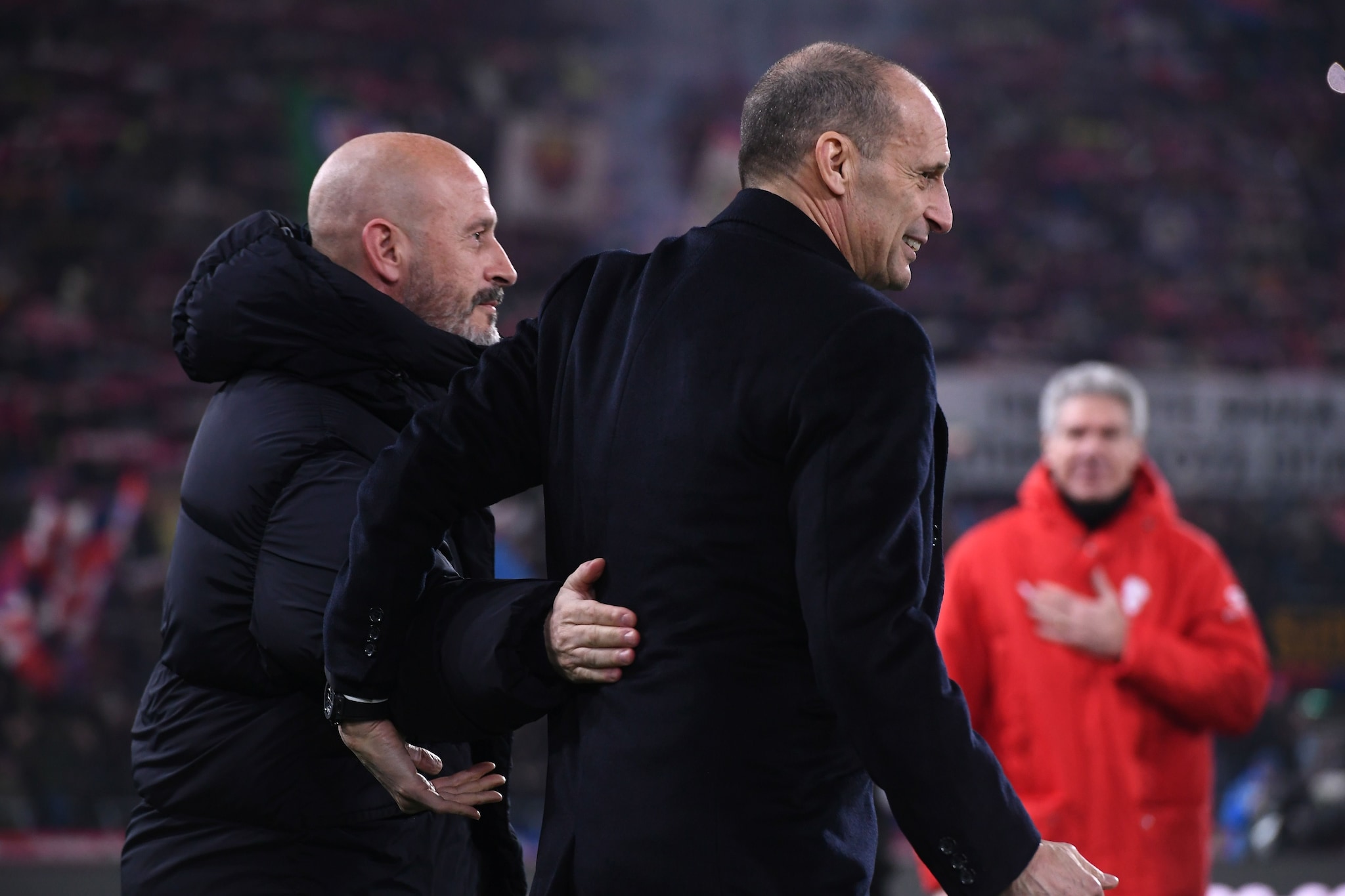 Italiano e Allegri nell’ultima sfida tra Bologna e Milan.