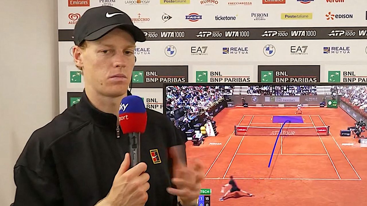 Sinner rivela: "Avevo preparato due partite contro Rublev a Roma. Arrivo in campo e cambia tutto"