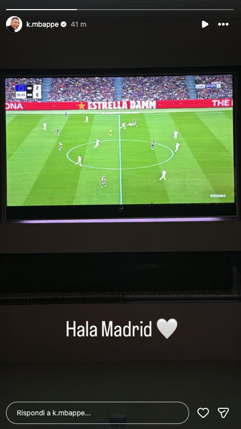 La discussa story di Mbappé sui social.