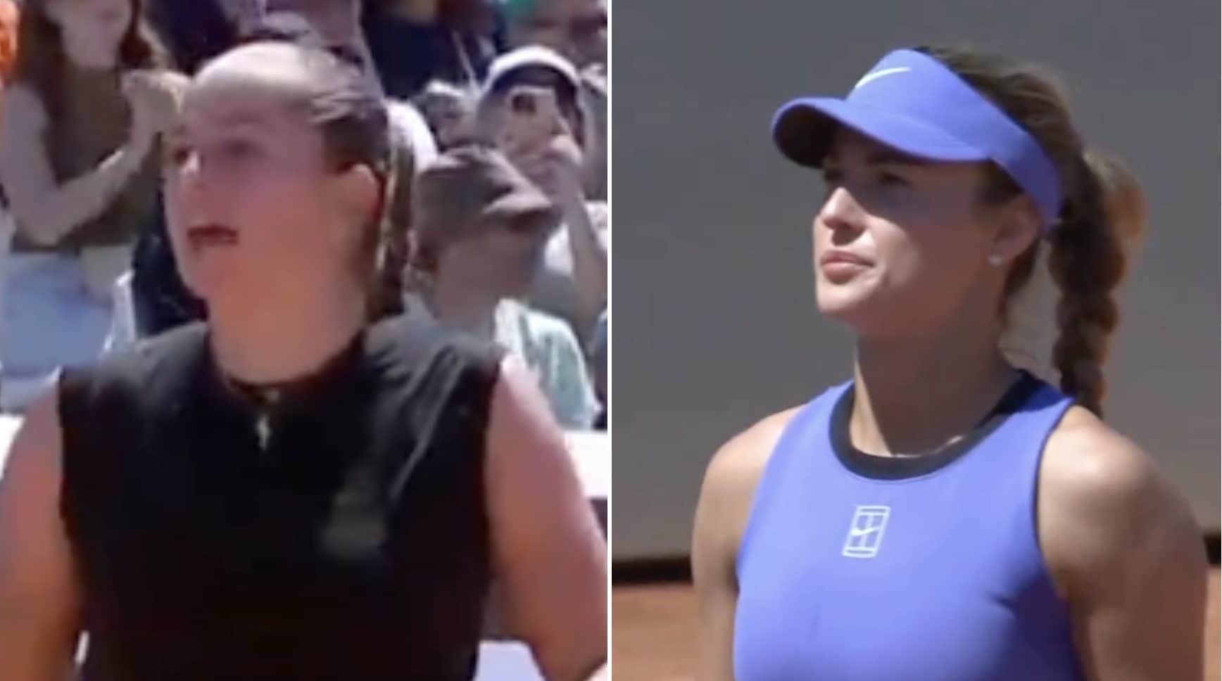 Kalinsakya e Ostapenko non si salutano dopo la partita a Roma: rispuntano vecchie ruggini