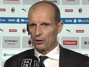 Allegri: “Meritiamo di star fuori dalla Champions. Il futuro al Milan? Valuteremo tutta l’annata”