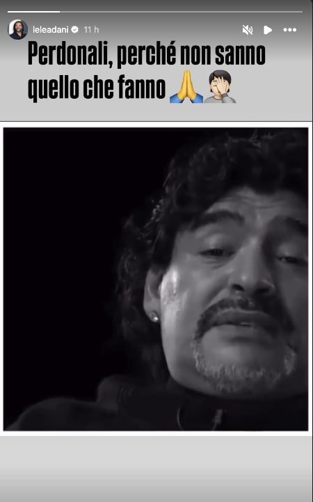 La storia pubblicata ad Adani su Instagram
