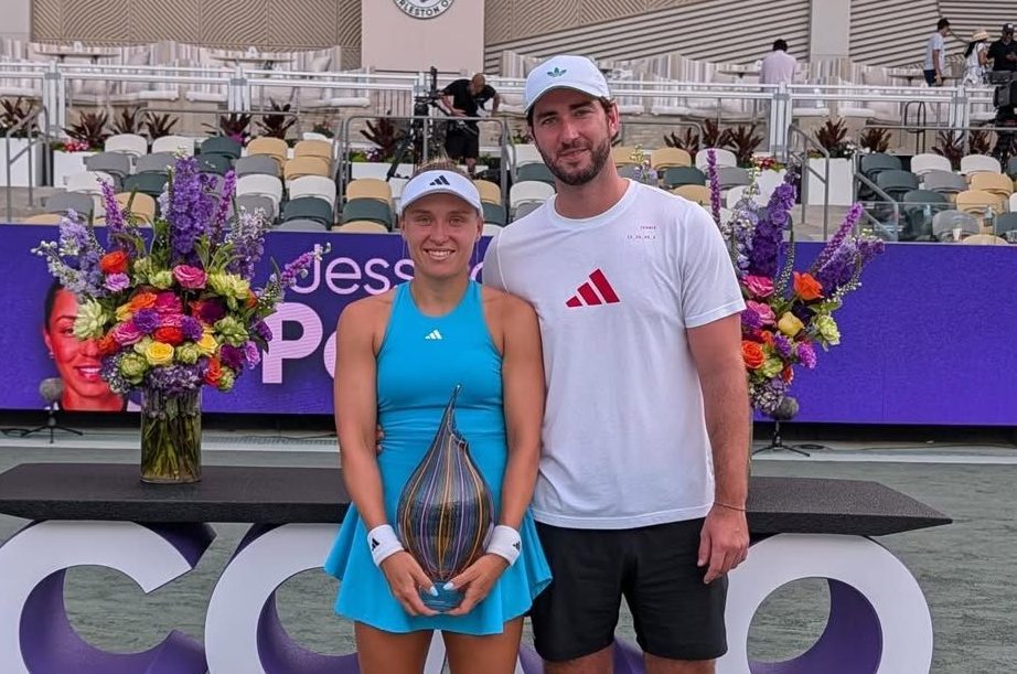 Yuliia Starodubtseva e Pearse Dolan dopo la finale persa a Charleston il 5 aprile