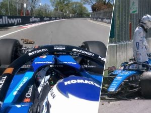 Albon a muro nelle Libere del GP Canada per colpa di una marmotta: lo strano incidente Williams a Montreal