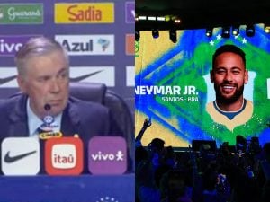 Ancelotti annuncia Neymar convocato ai Mondiali col Brasile: un boato lo interrompe