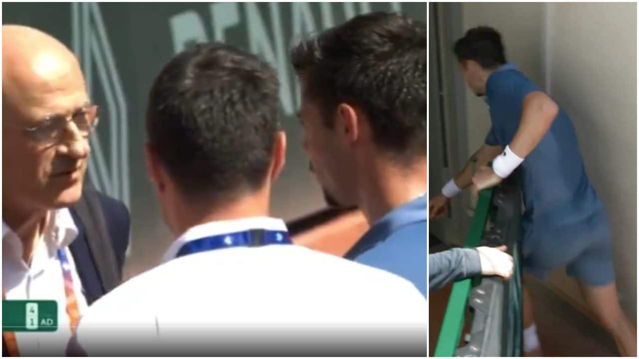 Arthur Gea ha un attacco di diarrea al Roland Garros: "Sto per farmela addosso". E corre via