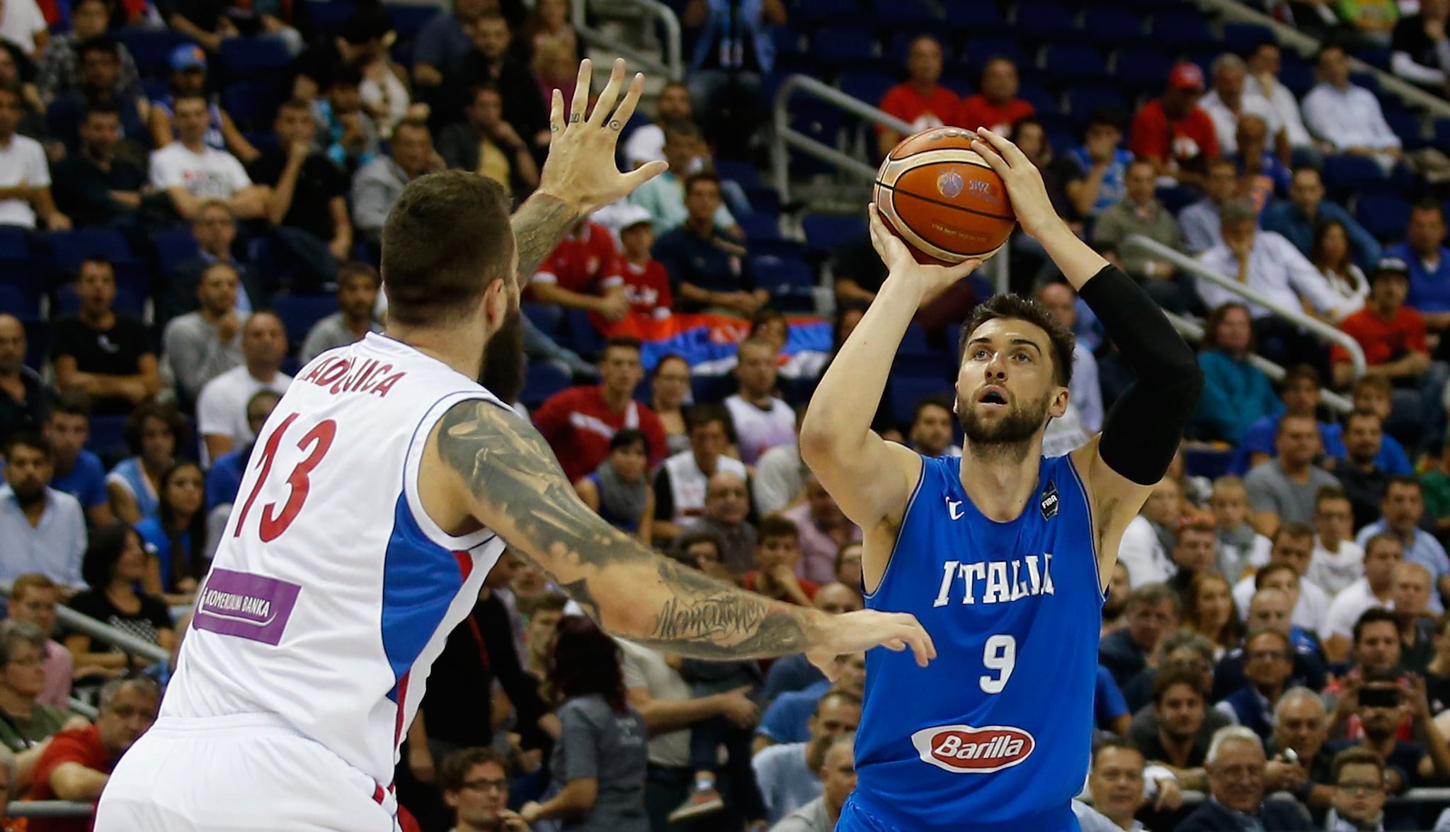 Bargnani protagonista anche in maglia azzurra.