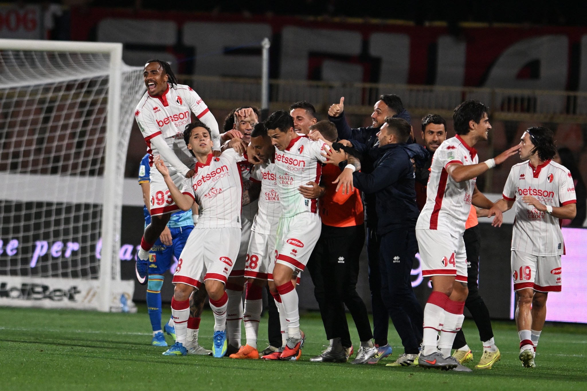 La festa del Bari a Catanzaro.