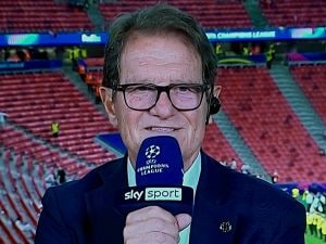 Fabio Capello dopo la finale di Champions: “Italiani dovete copiare il PSG, basta con le scuse”