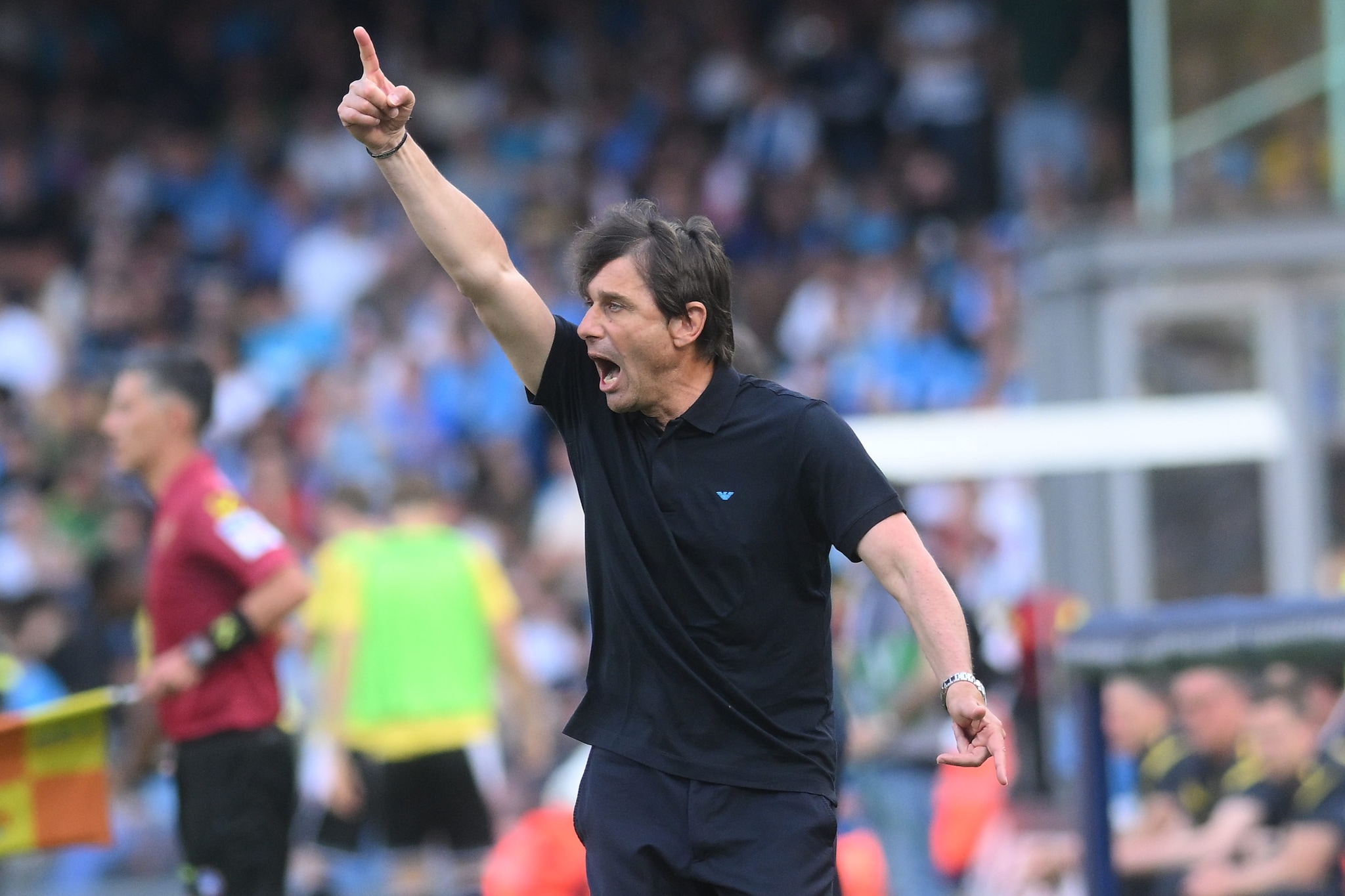 Antonio Conte lascia il Napoli dopo due stagioni.