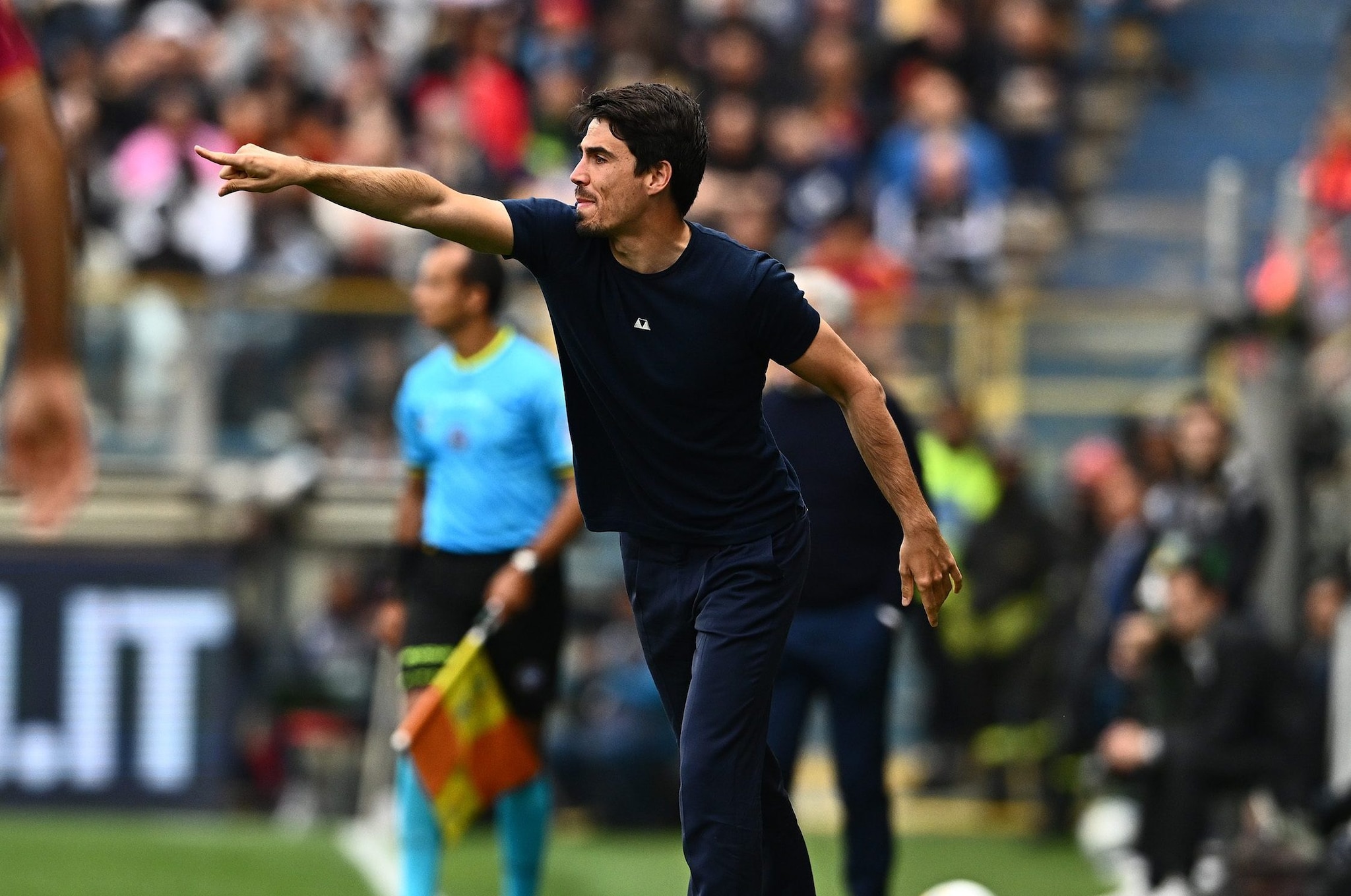 Carlos Cuesta durante Parma–Roma