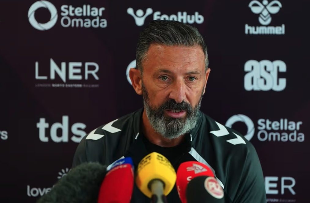 Derek McInness è l’allenatore degli Heart of Midlothian