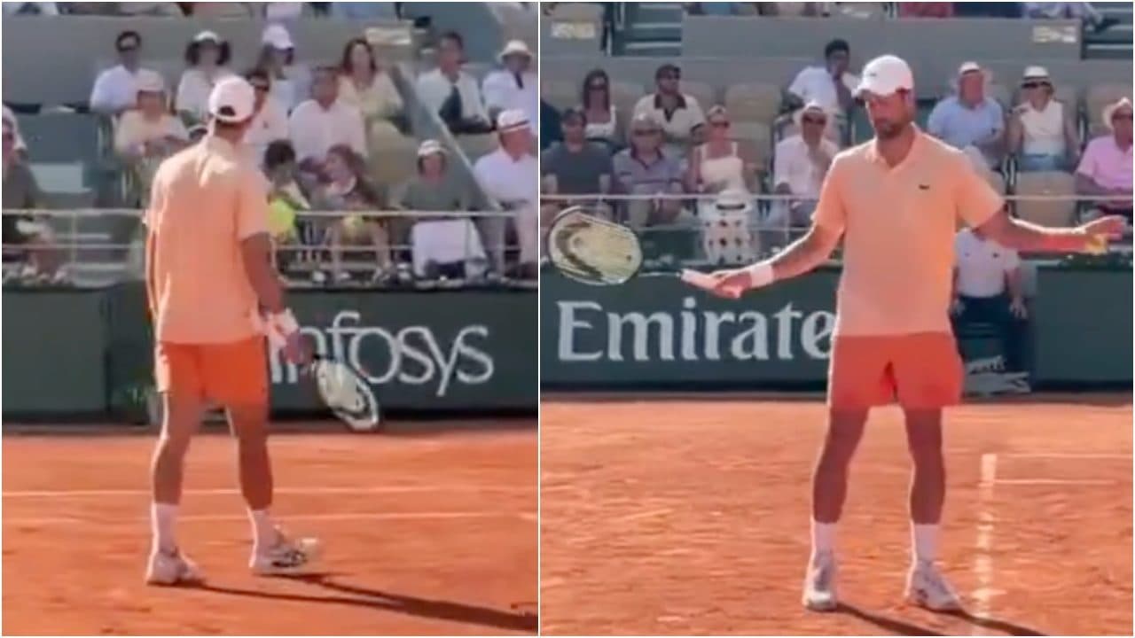 Novak Djokovic imbestialito nella calura asfissiante del Roland Garros: "Non hanno rispetto"