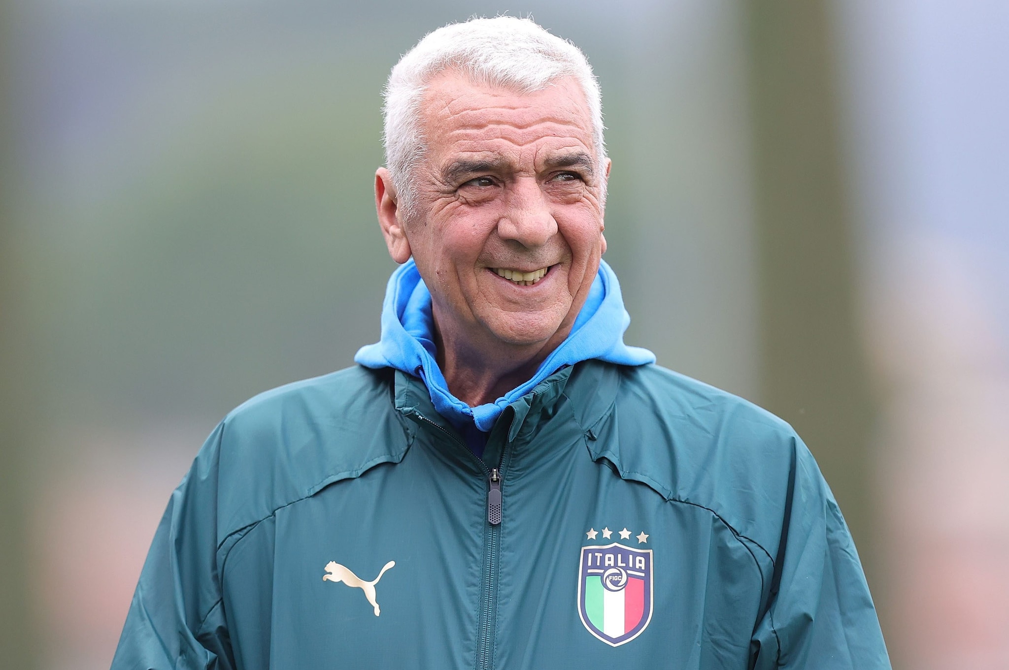 Beccalossi a Coverciano nel 2022 al seguito dell’Italia Under 19