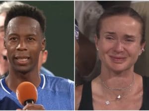 Gael Monfils fa piangere Elina Svitolina al Roland Garros: lacrime irrefrenabili