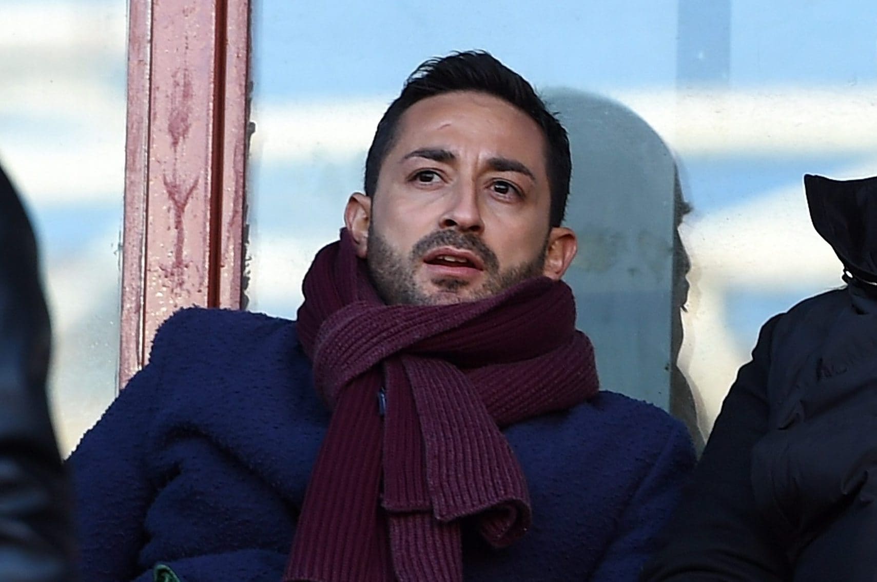 Giuseppe Riso in tribuna a osservare calciatori: ha in agenzia Tonali, Frattesi, Buongiorno tra i tanti