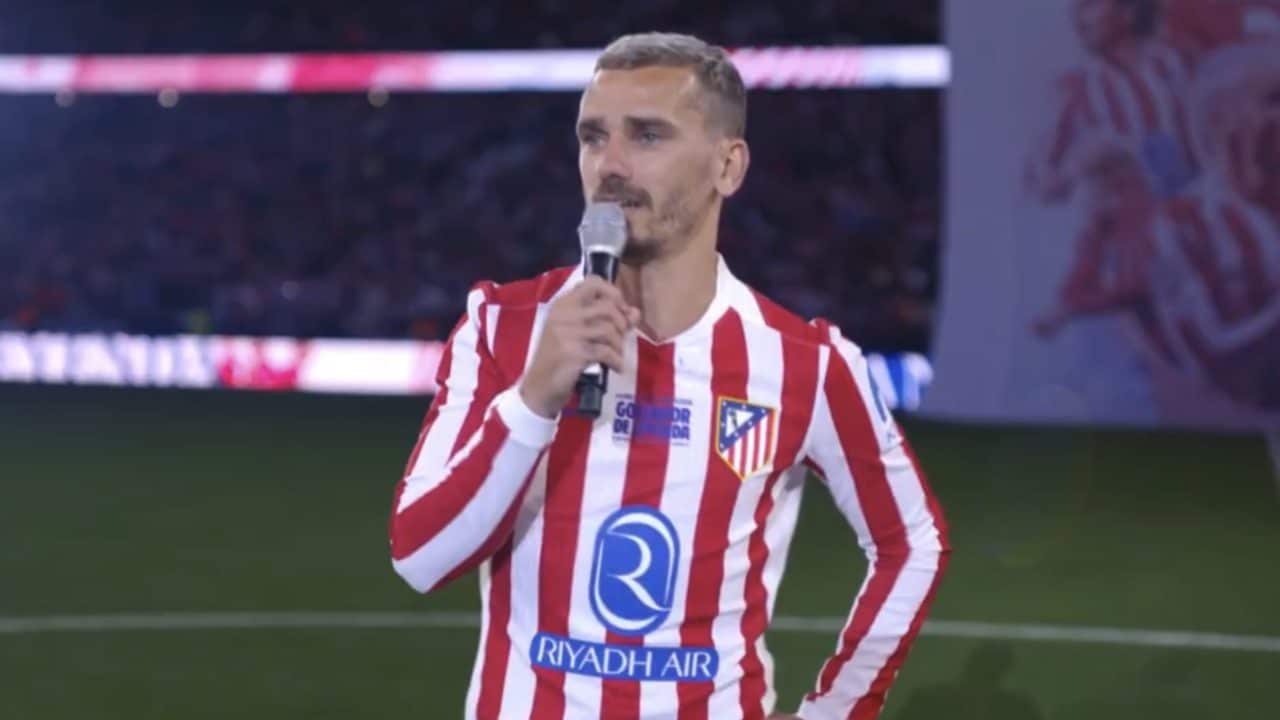 Griezmann si scusa durante il discorso d'addio all'Atletico: "Ero giovane, ho commesso un errore"