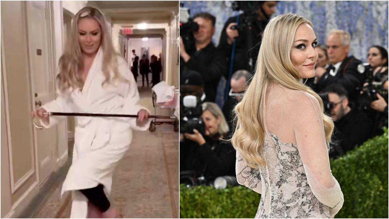 Il messaggio di Lindsey Vonn dal Met Gala: "Sono di nuovo in piedi. La paura è sopravvalutata"