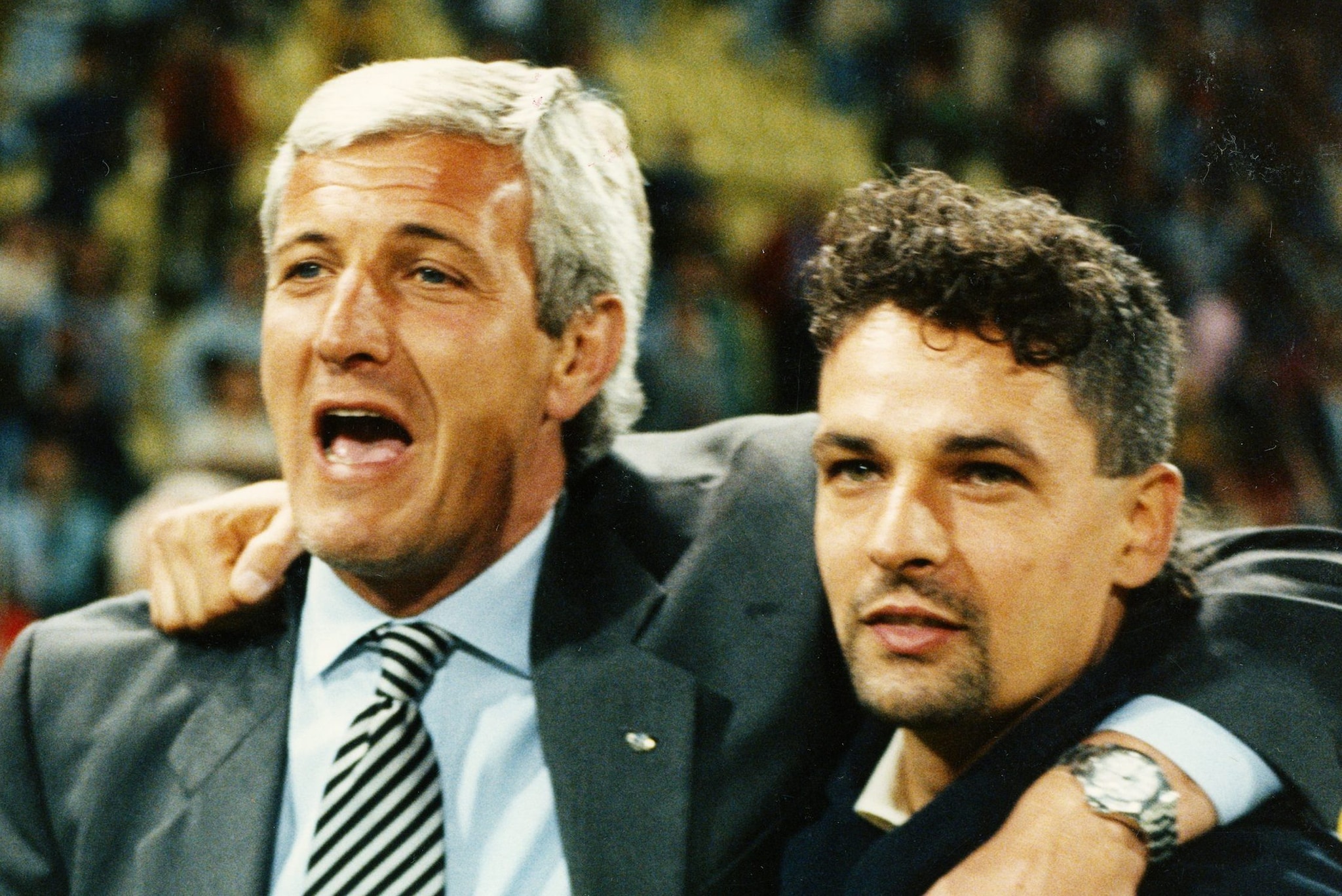 Lippi e Baggio alla Juve: hanno condiviso la stagione 1994/95, vincendo Scudetto e Coppa Italia