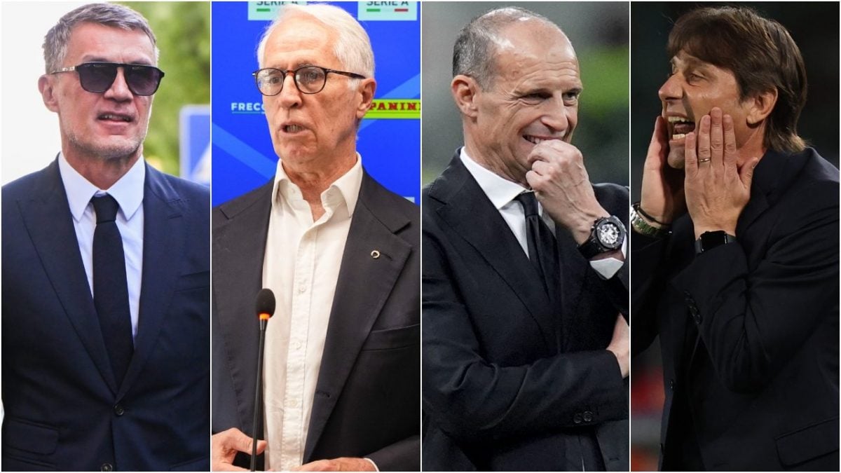 Malagò e i nomi associati alla "sua" nuova FIGC: Maldini, Allegri o Conte.