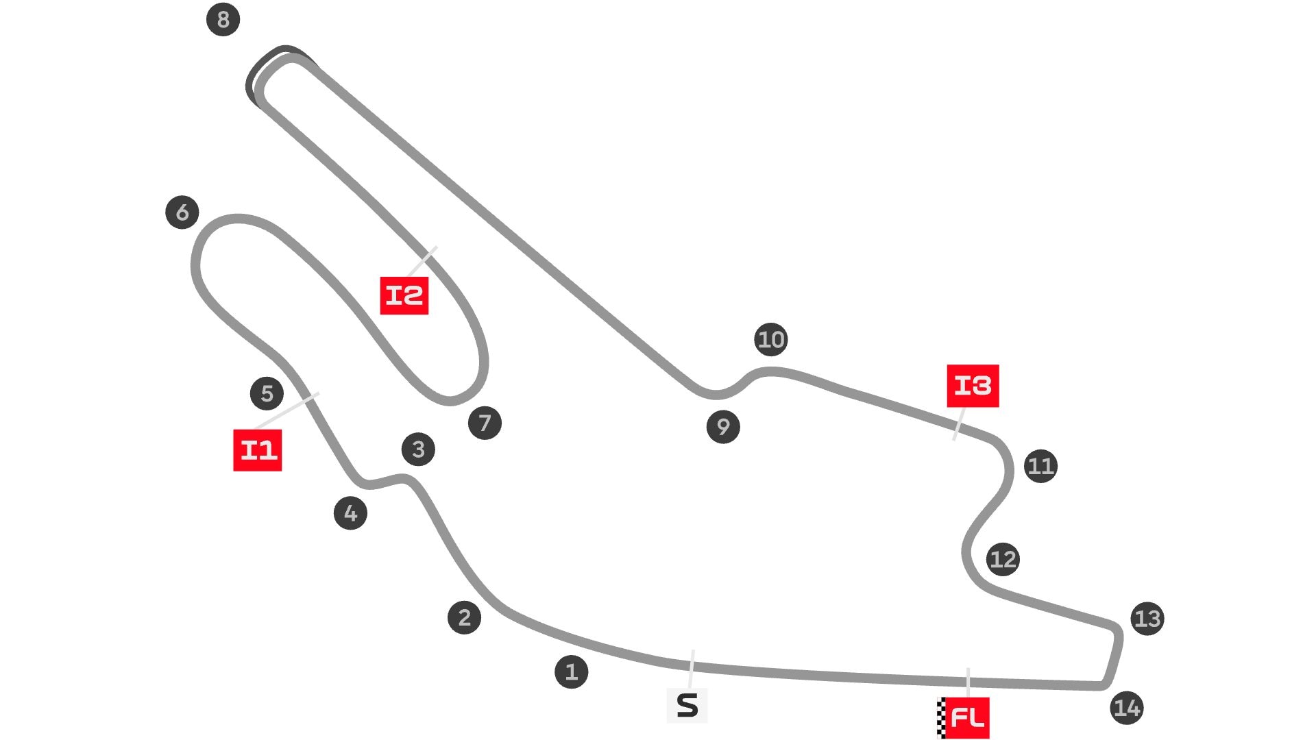 La mappa del circuito "Bugatti" di Le Mans dove oggi si corre la gara del GP di Francia della MotoGP 2026.